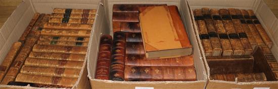 Bindings - 18th and 19th century poetry and general literature, (3 boxes)